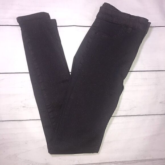 Free People Purple Glitter Skinny Jeans-Size 25 - Picture 3 of 10